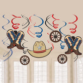 Western Swirl Decorations